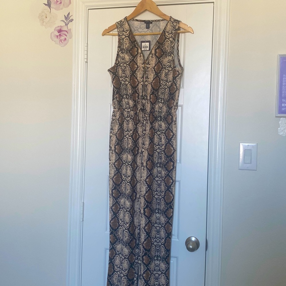 Snakeskin print Jumpsuit